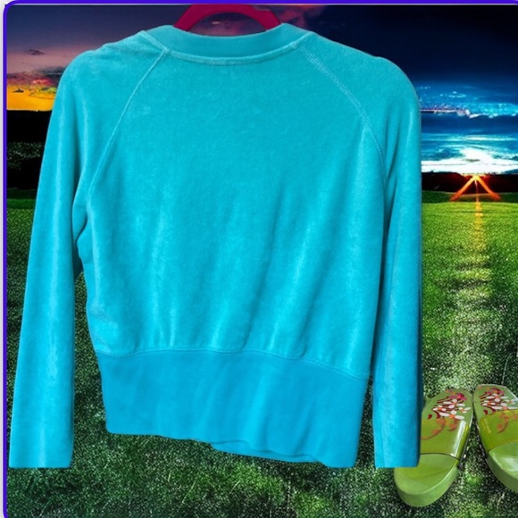 Lilly Pulitzer White Label Terry Full Zip Crop Jacket - Picture 3 of 4